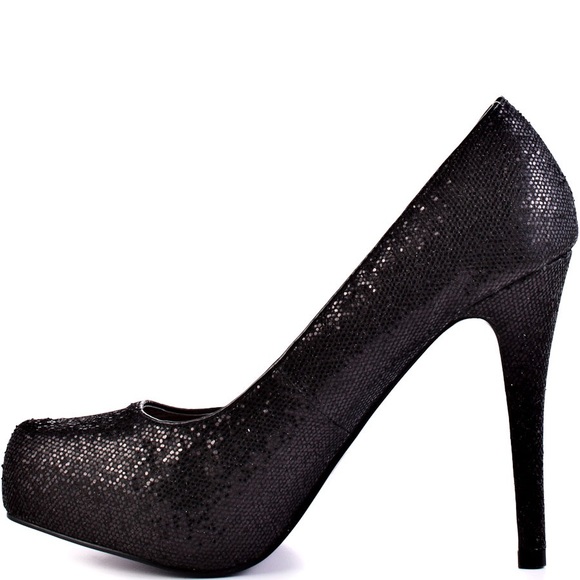 Super sexy black sparkle heels