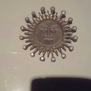 Vintage Sun brooch