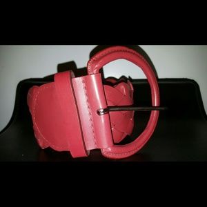 Red NY&Co braided belt