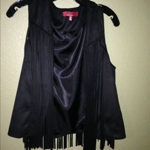 Never worn suede fringe best from Saks Fifth Ave