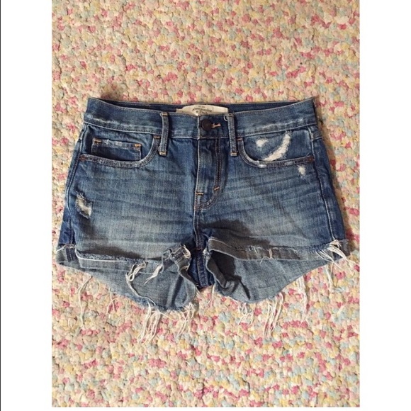 Light Wash Hollister High Waisted Shorts