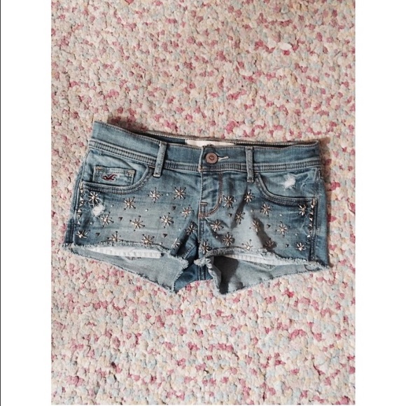 Bedazzled Hollister Shorts