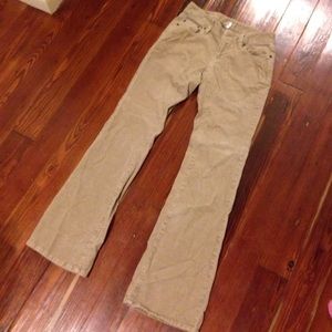 Ann Taylor corduroy tan 00P pants