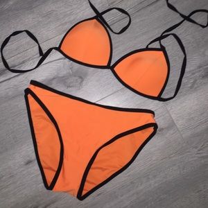 Orange Bathing Suit