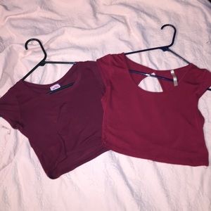 2 crop tops!