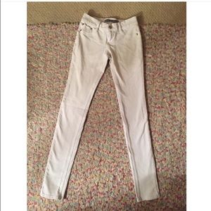 Stretchy White Skinny Pants