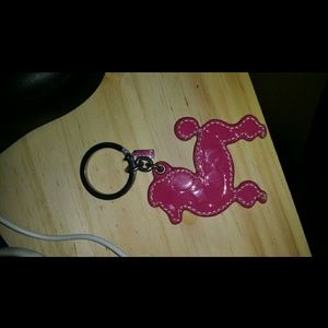 Coach Poodle Keychain
