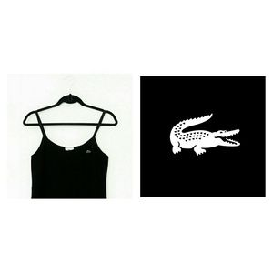 Lacoste Black Knit Dress