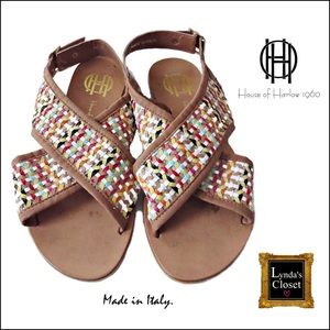 House of Harlow 1960 Izzy Leather Sandals