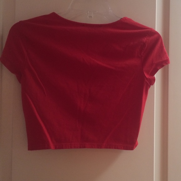 Red Crop Top - Picture 2 of 2
