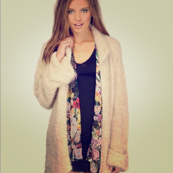 warm cardigan coat