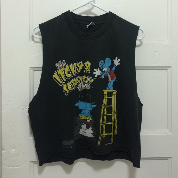 VINTAGE Itchy and Scratchy show tee