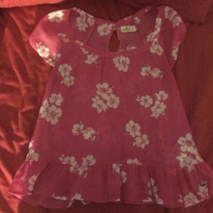 Hollister floral top