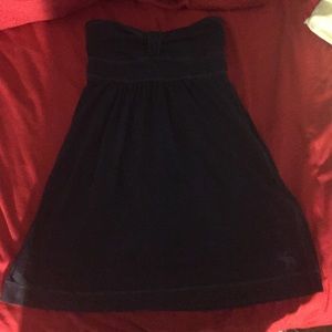 Strapless KIDS XL navy Abercrombie top