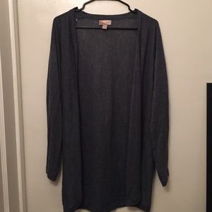 Dark gray cardigan