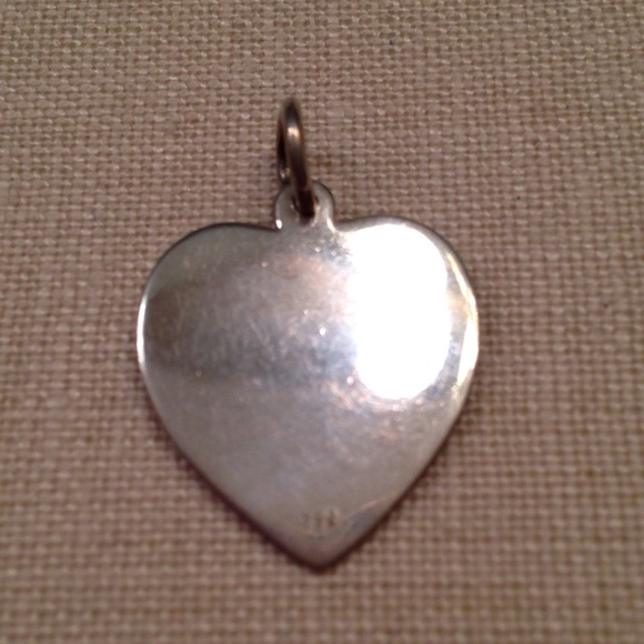 Sterling Silver Heart Charm - Picture 2 of 4
