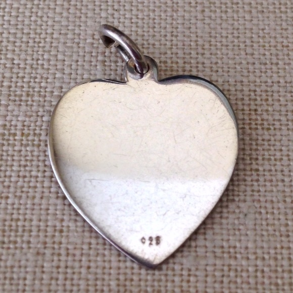 Sterling Silver Heart Charm - Picture 4 of 4