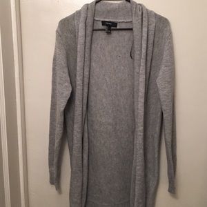 Knit gray cardigan