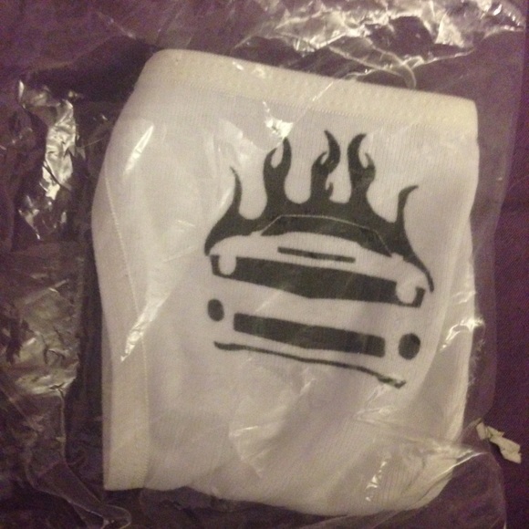 White Camaro Print Thong