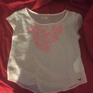 Hollister floral designed top