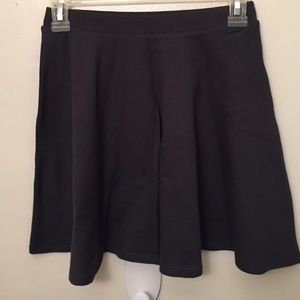 Dark gray skater skirt
