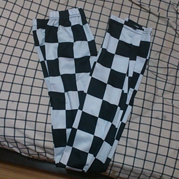 Checker leggings