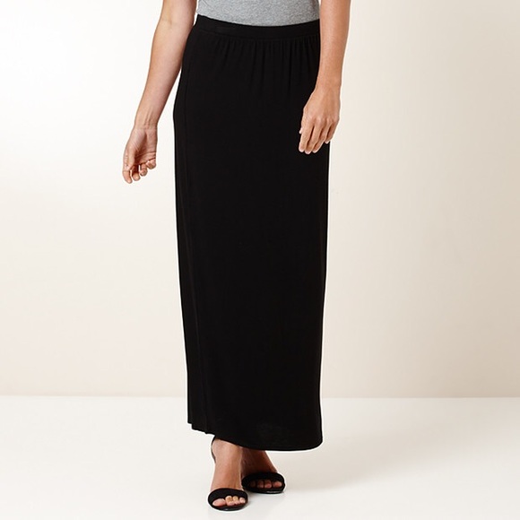 Black maxi skirt