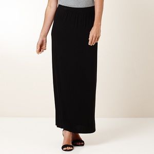 Black maxi skirt