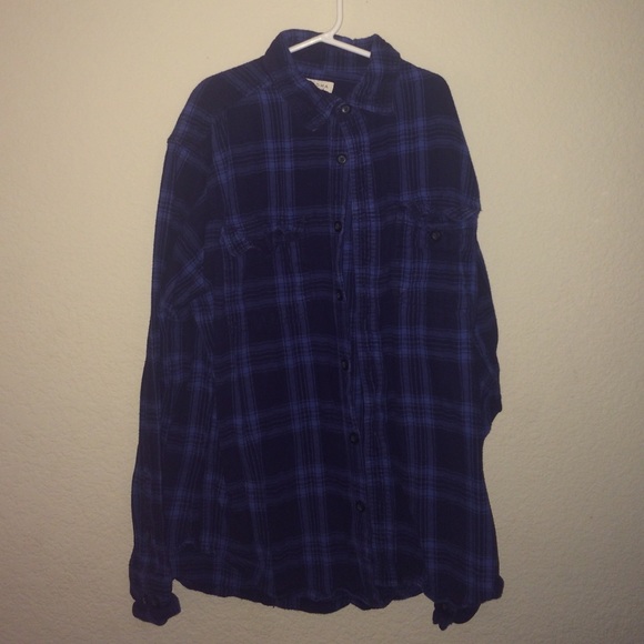 Sonoma Blue Plaid Flannel