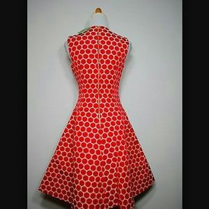 Kate spade polka dot red dress