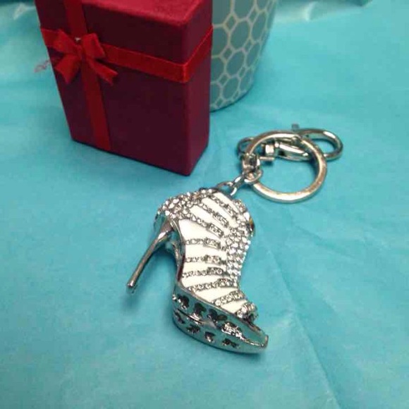 ⛔️SOLD⛔️High Heel Crystal Purse Charm or KeyChain - Picture 3 of 3