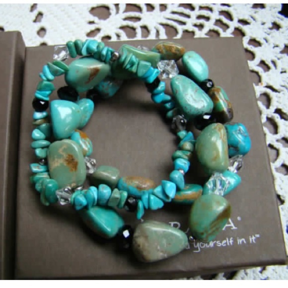 💠Retired Silpada Turquoise Stretch Bracelets💠
