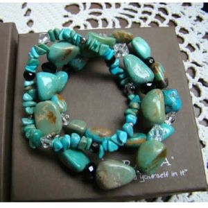💠Retired Silpada Turquoise Stretch Bracelets💠