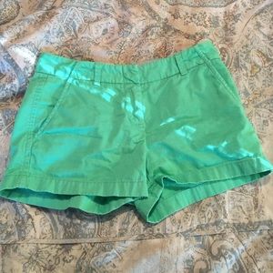 Green shorts