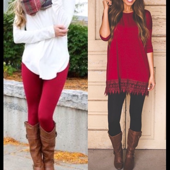 SOLD OUT❣️ Brushed Fleece Lined Legging/Tights - Picture 4 of 4