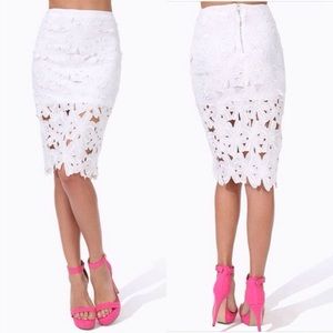 Crochet skirt