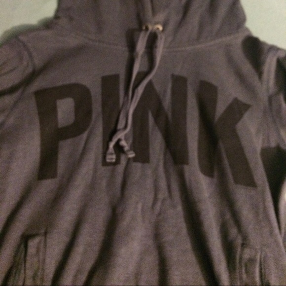 VS PINK grey pullover hoodie
