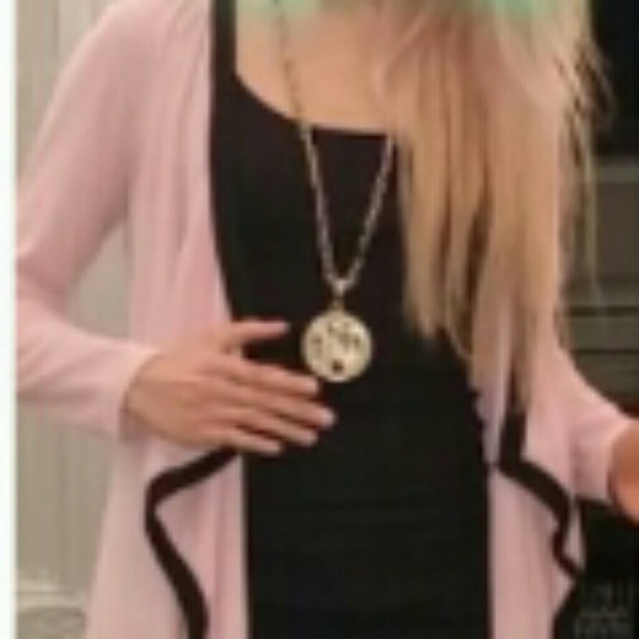 Nude pink cardigan