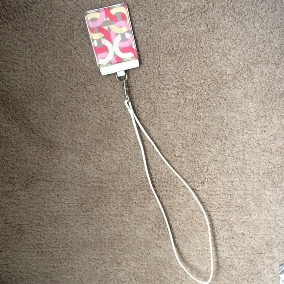 Coach lanyard/card wallet!
