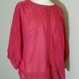 LOFT button up blouse