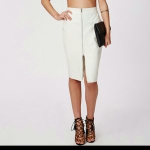 Faux Leather pencil skirt