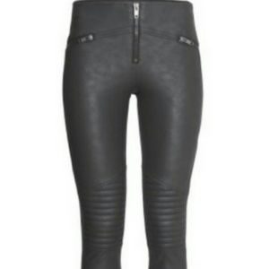 Faux Leather biker pants