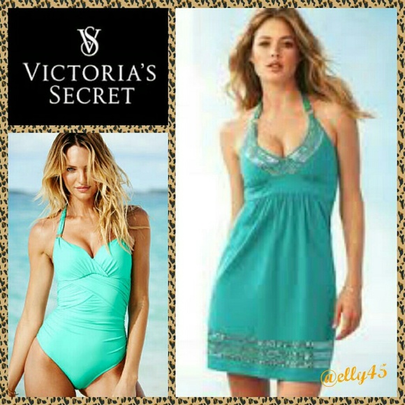 Victoria's Secret Other - FINAL💋💜VS Sequin Halter Coverup Dress💜💋