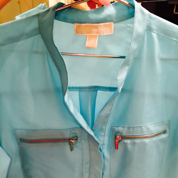 Original Michael Kors gorgeous baby blue blouse