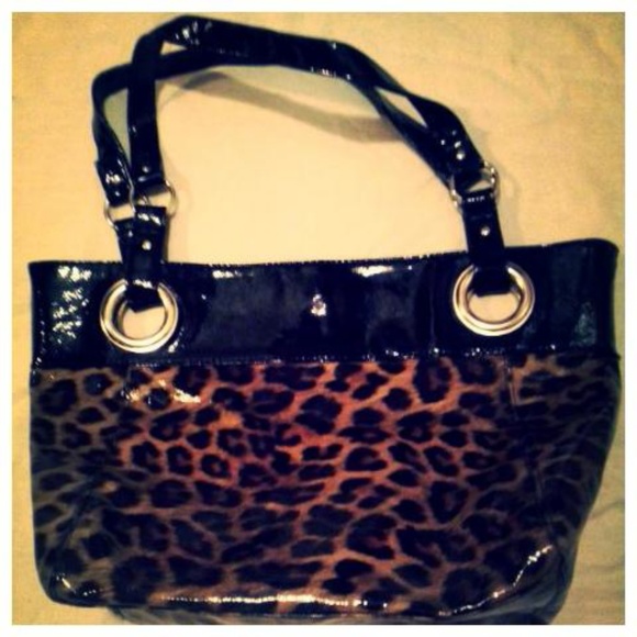 NWOT Leopard print tote