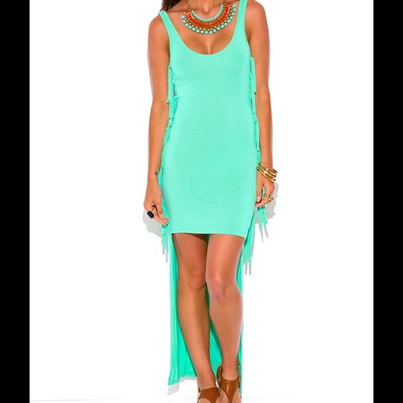 Mint colored dress