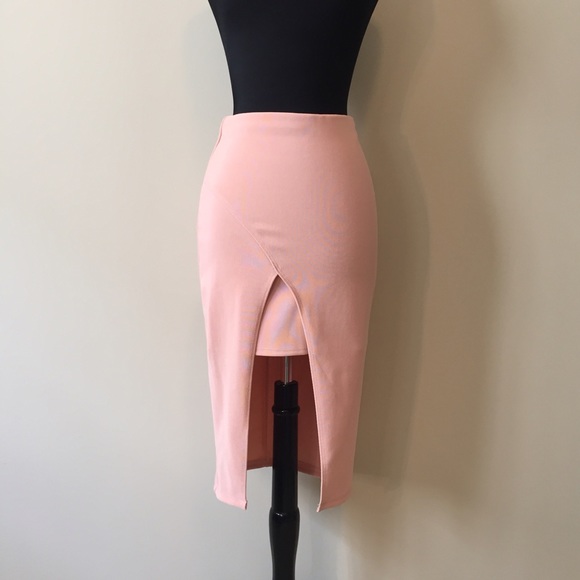 • SOLD • Blush Midi Skirt S - Picture 3 of 4