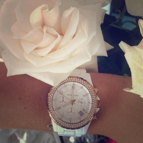 Michael Kors  Ceramic Crystal Watch