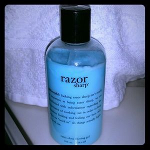 philosophy 8oz discontinued razor shave sharp gel sorry sold