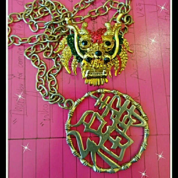 Vintage Jewelry - GOOD LUCK NECKLACE &  RING LOT🌟